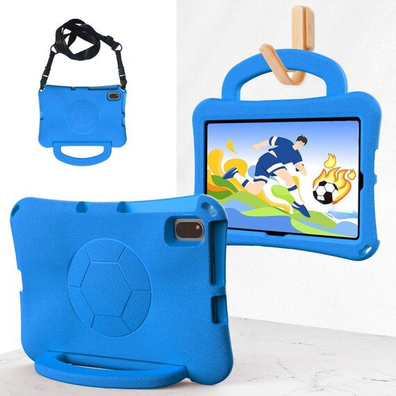 For Honor Pad V7 10.4 2024 Handle Football Shaped EVA Shockproof Tablet Case(Blue)
