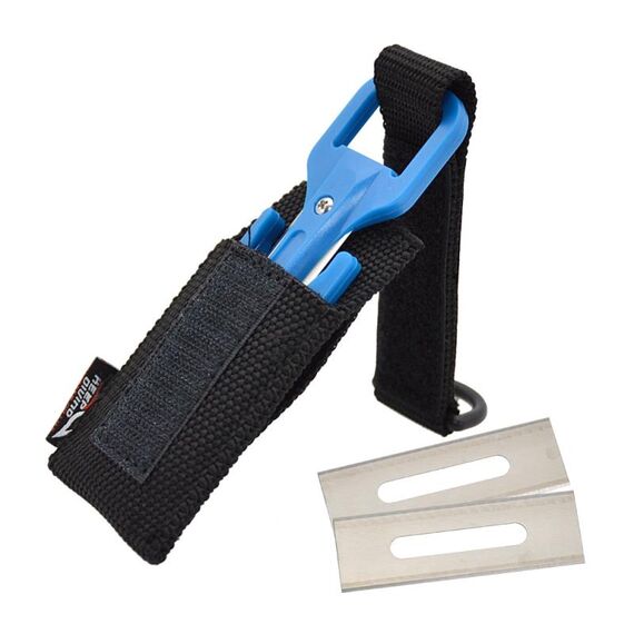 Underwater Portable Diving Rescue Rope Cutter(Blue)