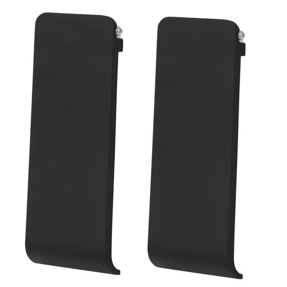 Per Nintendo Switch Console 2 pezzi di ricambio cavalletto posteriore guscio supporto (nero)