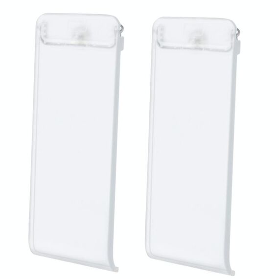 Per Nintendo Switch Console 2 pezzi di ricambio per cavalletto posteriore (bianco trasparente)