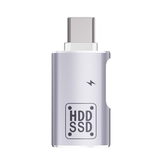 Adattatore USB-C/Tipo-C a USB, USB-C/Tipo-C OTG supporta la ricarica e la trasmissione dei dati (argento)