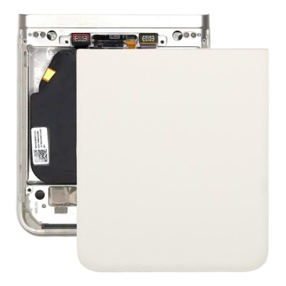 Per Motorola Razr 40 Parte inferiore originale Coperchio posteriore della batteria (bianco)