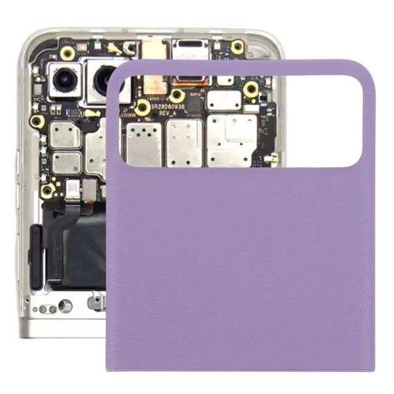 Per Motorola Razr 40 Parte superiore originale Coperchio posteriore della batteria (viola)