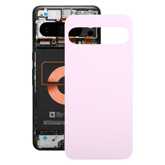 Per Google Pixel 9 Pro Cover posteriore batteria originale (rosa)