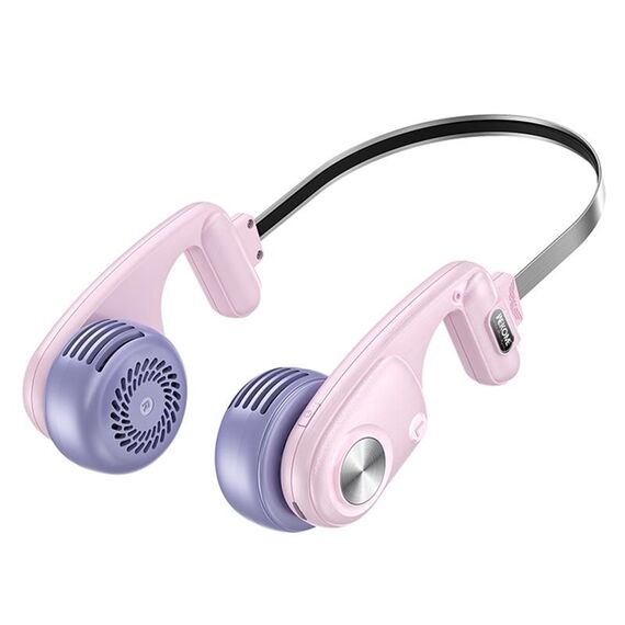 WEKOME WT-F26 Colorfon Series Ventaglio da collo (viola rosa)