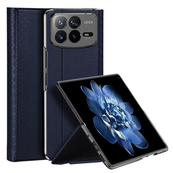 Per Xiaomi Mix Fold 4 DUX DUCIS Bril Series PU + TPU Custodia per telefono (blu)