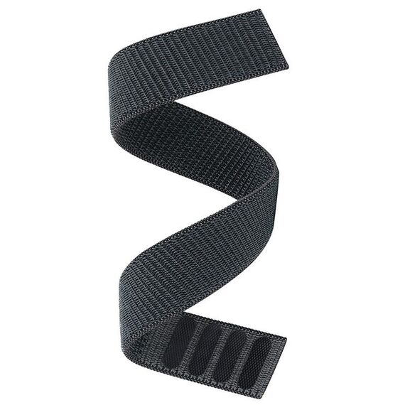 Per Garmin Fenix ​​8 AMOLED 43mm Cinturino in nylon lavorato a maglia con chiusura a strappo (grigio)