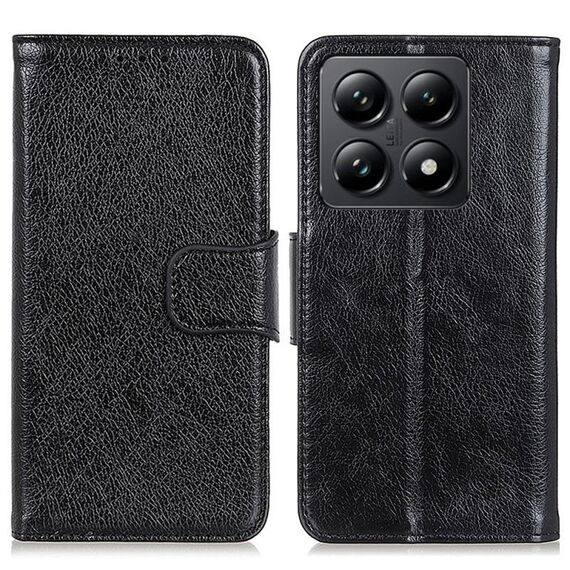 Per Xiaomi 14T Custodia per telefono in pelle con texture Nappa orizzontale (nero)