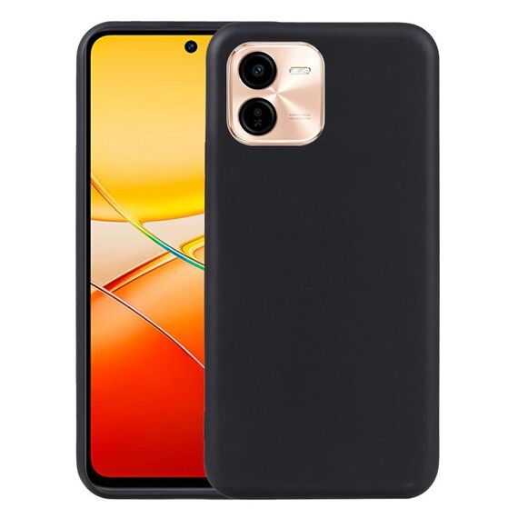 Per vivo Y37 Pro Custodia in TPU per telefono (Nero)