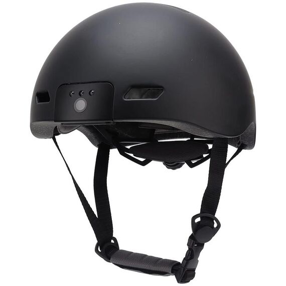 Casco da ciclismo intelligente con telecamera HD WiFi V6, dimensioni: 54-63 cm (nero)