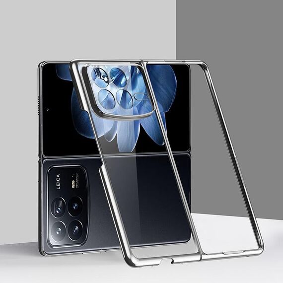 Per Xiaomi Mix Fold 4 6D Custodia antiurto per PC galvanica per telefono (argento)