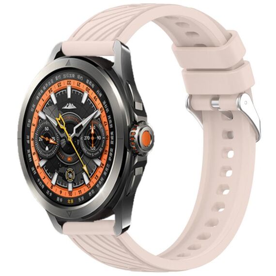 Per Xiaomi Watch S4 Sport Stripe Texture cinturino in silicone da 22 mm (rosa)