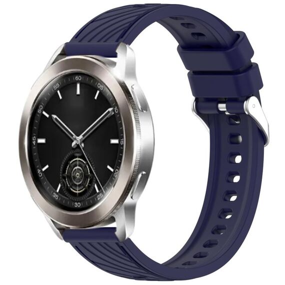 Per Xiaomi Watch S3 Stripe Texture 22mm Cinturino in silicone (blu notte)
