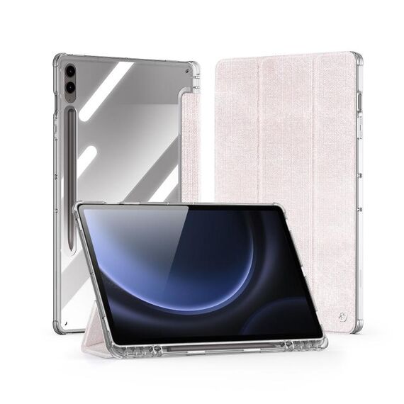 Per Samsung Galaxy Tab S10+ DUX DUCIS Unid Series PU+TPU Smart Tablet Case (Rosa)