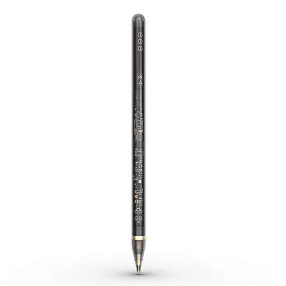 Penna stilo capacitiva con ricarica magnetica C10 Pro per iPad 2018 e successivi (nero trasparente)