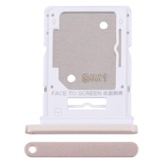 Per Xiaomi Redmi 13 4G Vassoio scheda SIM originale + Vassoio scheda SIM / Micro SD (oro)