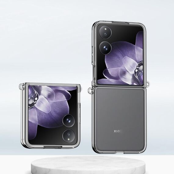 Per Xiaomi Mix Flip Gradient Color Skin Feel PC Custodia antiurto a copertura totale per telefono cellulare (trasparente)
