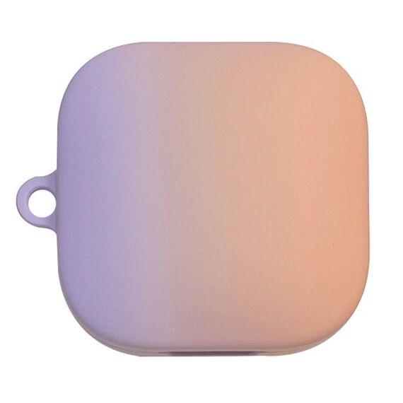 Per Redmi Buds 6 Active Edition Custodia protettiva per auricolari Bluetooth in PC rigido satinato sfumato (viola arancione)