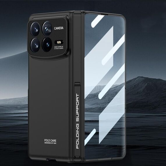Per Xiaomi Mix Fold 4 GKK Custodia per telefono con cerniera pieghevole magnetica integrata all-inclusive (nero)