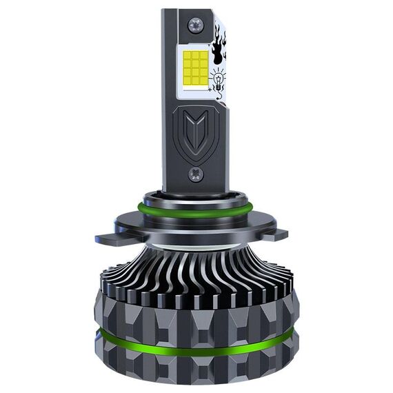 Faro per auto con faretto a LED a quattro tubi in rame da 150 W, lampadina: 9012