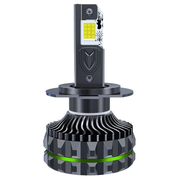 Faro per auto con faretto a LED a quattro tubi in rame da 150 W, lampadina: H7