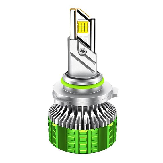 Faro per auto impermeabile in lega di alluminio con doppio tubo di rame a LED da 100 W, lampadina: 9006