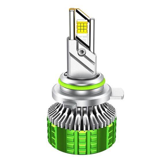 Faro per auto impermeabile in lega di alluminio con doppio tubo di rame a LED da 100 W, lampadina: 9012