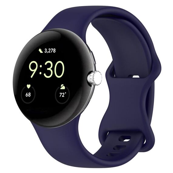 Per Google Pixel Watch 3 41mm Cinturino ufficiale in silicone (blu scuro)