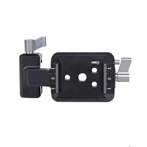 Per DJI Ronin RS 3 Pro / RS 3 / RS 2 Piastra di montaggio stabilizzatore per riprese verticali (grigio)