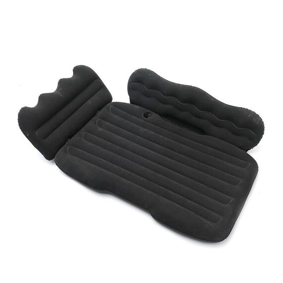 Materassino gonfiabile per auto, multifunzionale, per campeggio all'aperto, colore: nero