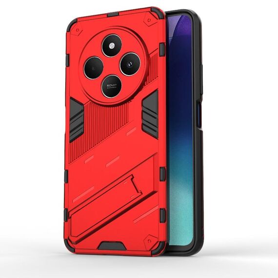 Per Redmi 14C 4G Global Punk Armor 2 in 1 PC + TPU Custodia per telefono con supporto (rosso)