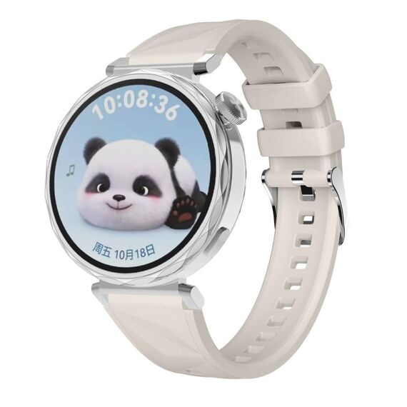 Per Huawei Watch GT 5 41mm Cinturino ufficiale in silicone da 18mm (Starlight)