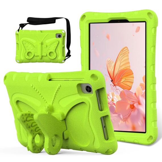 Per TCL Tab 8 LE / WiFi 2023 Butterfly Bracket Custodia antiurto per tablet EVA (verde erba)