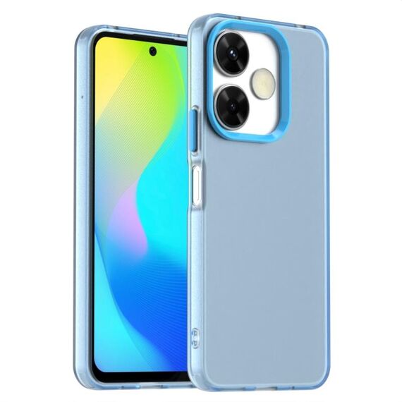 Per Redmi 13 5G Candy PC Hybrid TPU Custodia antiurto per telefono (blu)