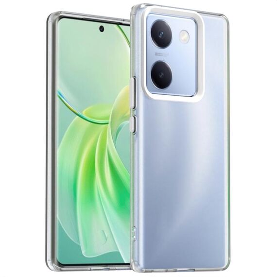 Per vivo Y200 Pro Candy PC Hybrid TPU antiurto Custodia per telefono (bianco)