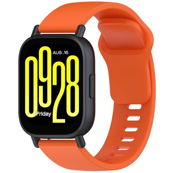 Per Redmi Watch 5 Active Youth Version cinturino in silicone a sgancio rapido tinta unita (arancione)