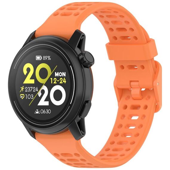 Per cinturino in silicone a sgancio rapido Coros Pace 3 da 22 mm (arancione)