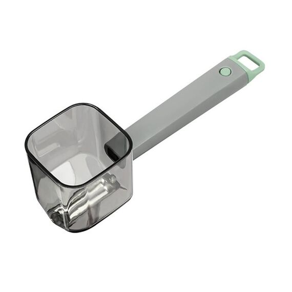 Sbucciatore per frutta e verdura a testa singola con manico lungo in acciaio inossidabile da cucina (verde)