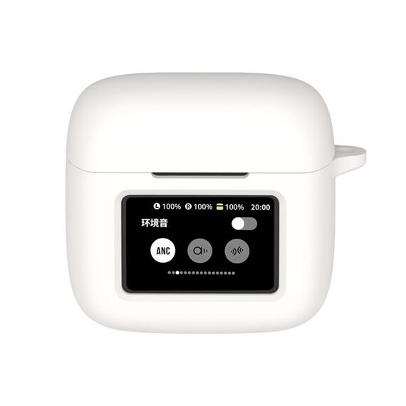 Per JBL Tour Pro 3 Custodia protettiva in silicone per auricolari wireless (bianco)