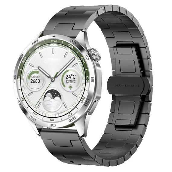 For Huawei watch GT5 46mm Titanium Alloy 22mm Metal Watch Band(Titanium Color)