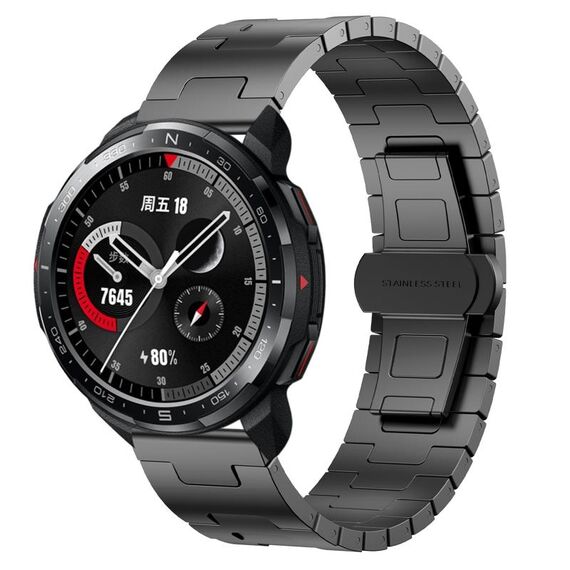 For Honor Watch GS Pro Titanium Alloy 22mm Metal Watch Band(Titanium Color)
