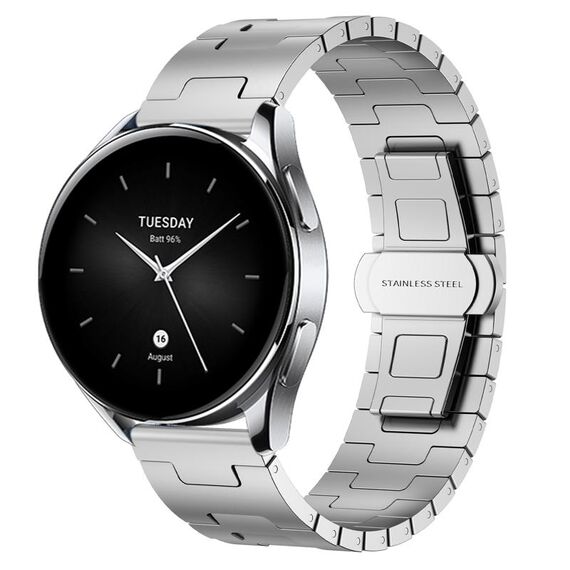For Xiaomi Watch S2 Titanium Alloy 22mm Metal Watch Band(Silver)