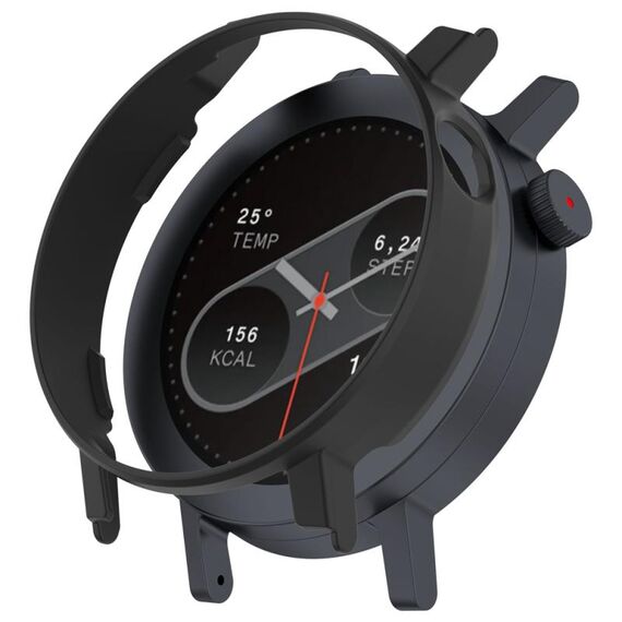 Per CMF Watch Pro 2 Half Package Hollow PC Watch Custodia protettiva (nero)
