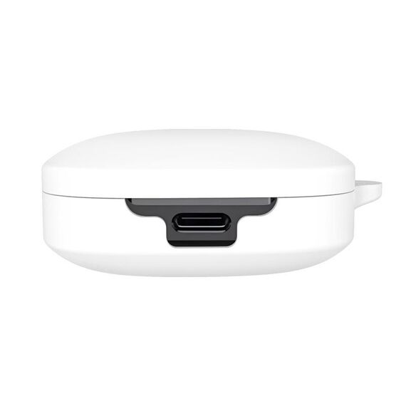 Per Redmi Buds 6 Custodia protettiva in silicone per auricolari Bluetooth (bianco)