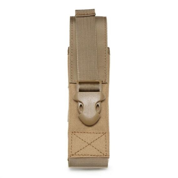 Borsa per torcia elettrica da esterno, multifunzionale, custodia per bastone da lancio, borsa portaoggetti MP5, kit di attrezzi (cachi)