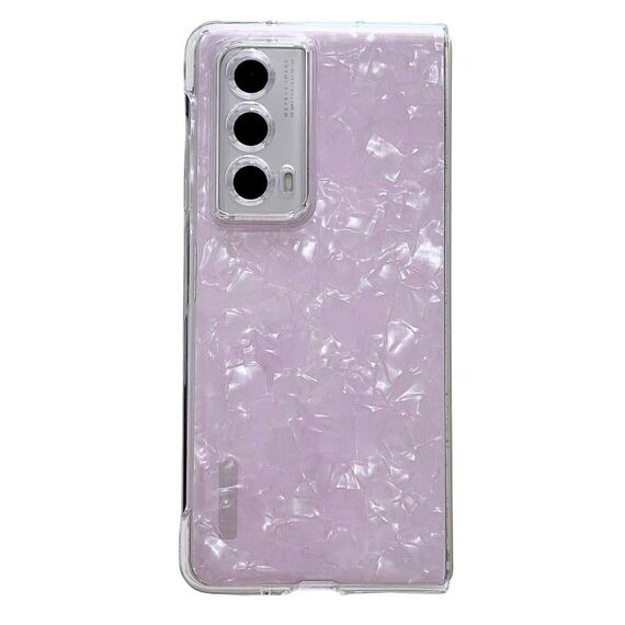 Custodia per telefono For Honor Magic Vs2 Pearlescent Shell Texture (Rosa)