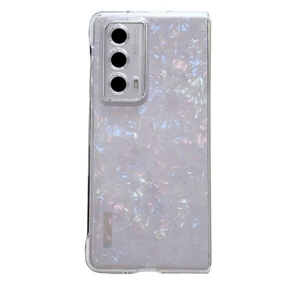 Custodia per telefono For Honor Magic Vs2 Pearlescent Shell Texture (beige)