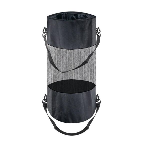 Borsa pieghevole portaoggetti antivento con coulisse per campeggio all'aperto (24x46 cm)