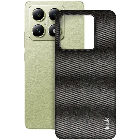 Per Xiaomi 14T imak Ruiyi Series Custodia per telefono in tessuto con texture PU + PC (nero)
