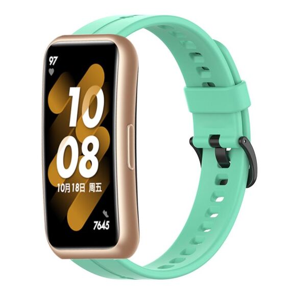 Per cinturino in silicone tinta unita Huawei Band 7 (blu lago)
